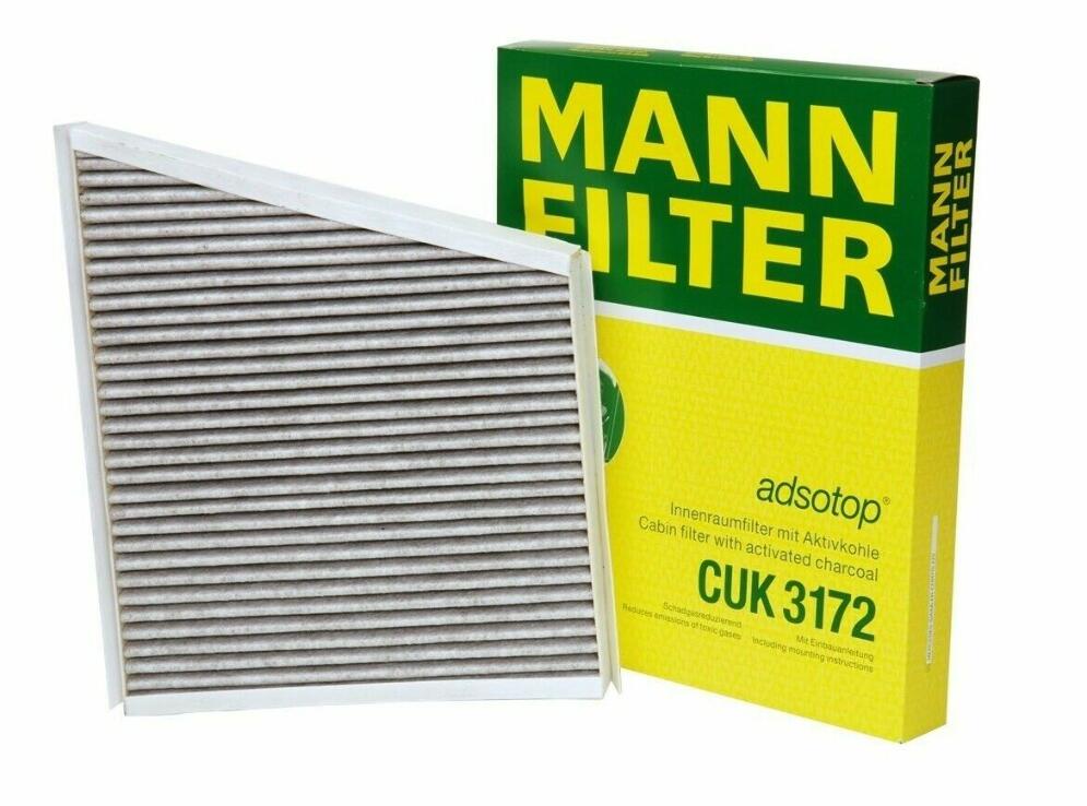 Mercedes Cabin Air Filter (Activated Charcoal) 2118300018 – MANN-FILTER  CUK3172 Mann-Filter CUK 3172